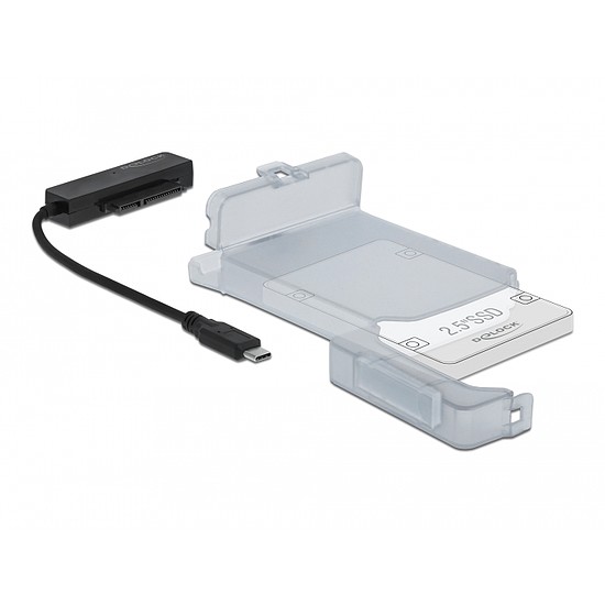 Delock USB Type-C - SATA átalakító 2.5 védo borítóval (64084)