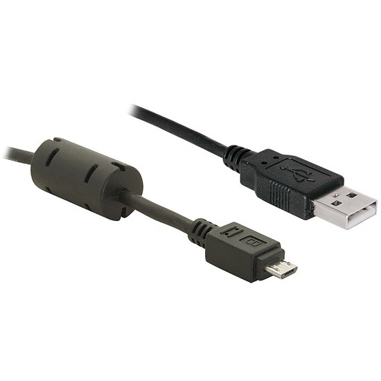 Delock USB2.0 - A apa - Micro-B USB apa kábel, 1m (82299)