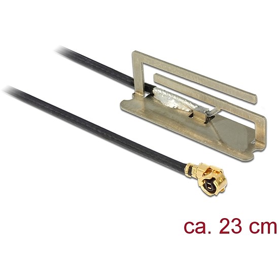 Delock WLAN antenna MHF / U.FL-LP-068 kompatibilis csatlakozó 802.11 ac / a / h / b / g / n PIFA 1,6 (86388)