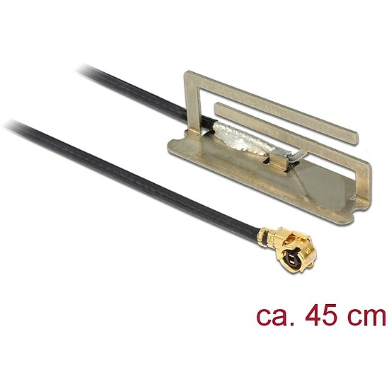 Delock WLAN antenna MHF / U.FL-LP-068 kompatibilis csatlakozó 802.11 ac / a / h / b / g / n PIFA 1,6 (86389)