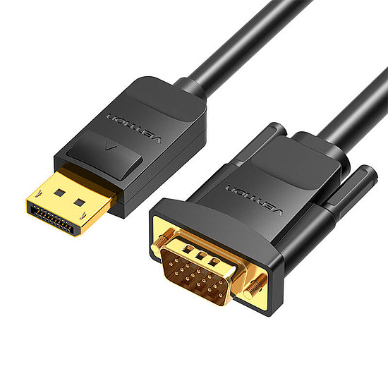 DisplayPort-VGA-kábel 1,5 m-es HBLBG Vention fekete