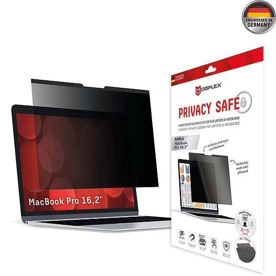 Displex - Premium Laptop Privacy Safe - MacBook Pro 16” (2021/2022/2023) - Fekete (KF2324428)