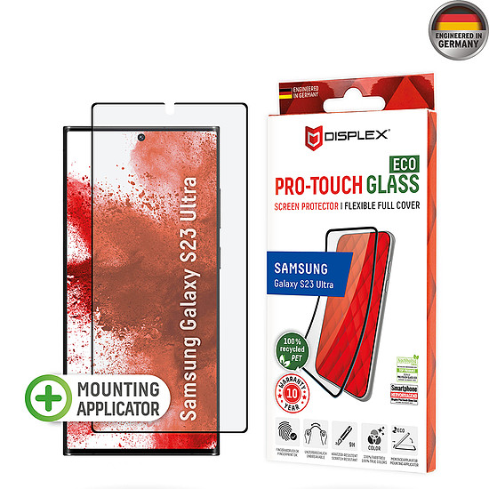 Displex - Premium Pro Touch FlexiGlass Eco - Samsung Galaxy S23 Ultra - Fekete