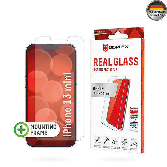 Displex - Premium Real Glass 2D - iPhone 13 mini - Átlátszó (KF2324318)