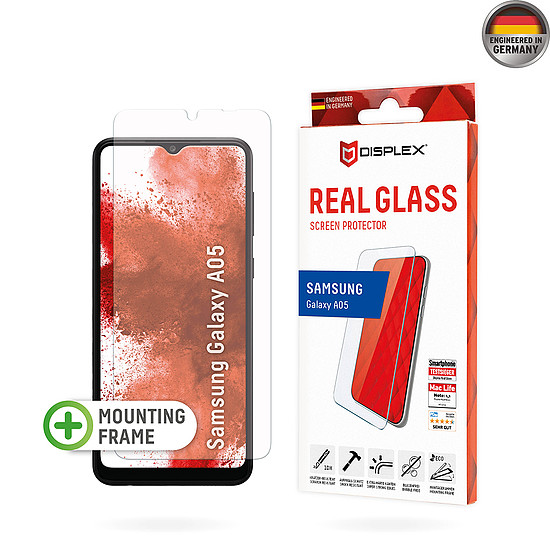 Displex - Premium Real Glass 2D - Samsung Galaxy A05 - Átlátszó