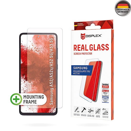 Displex - Premium Real Glass 2D - Samsung Galaxy A52 4G / A52 5G / A52s 5G / A53 5G - átlátszó (KF2324296)