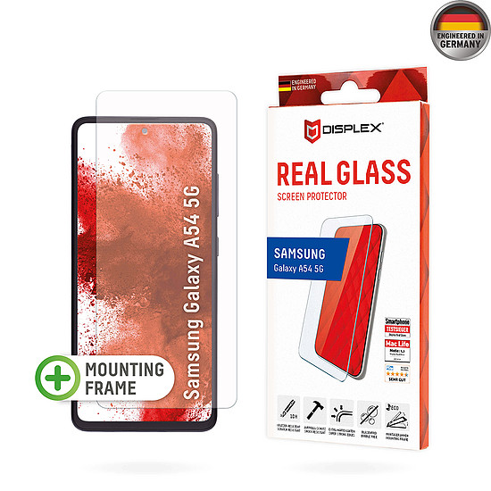 Displex - Premium Real Glass 2D - Samsung Galaxy A54 - Átlátszó