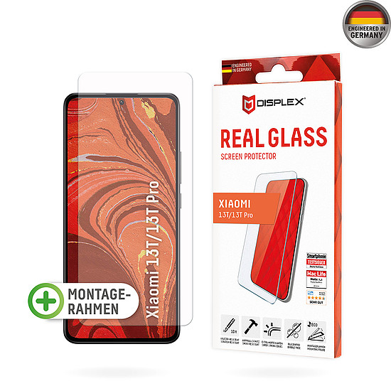 Displex - Premium Real Glass 2D - Xiaomi 13T / 13T Pro - Átlátszó