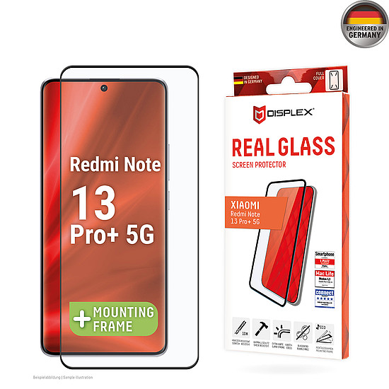 Displex - Premium Real Glass 2D - Xiaomi Redmi Note 13 Pro+ 5G - átlátszó (KF2324358)