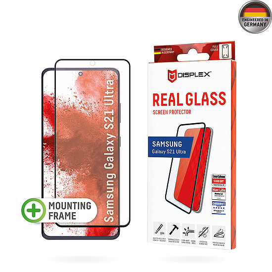 Displex - Premium Real Glass 3D - Samsung Galaxy S21 Ultra 5G - Clear