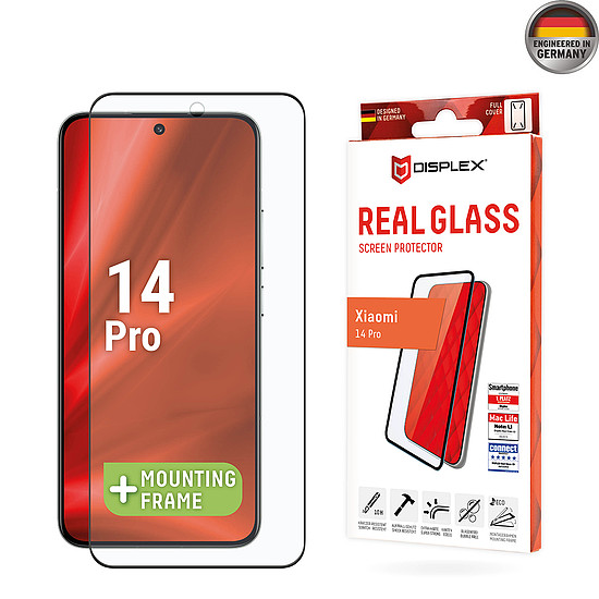 Displex - Premium Real Glass 3D - Xiaomi 14 Pro / 14 Ultra - Clear