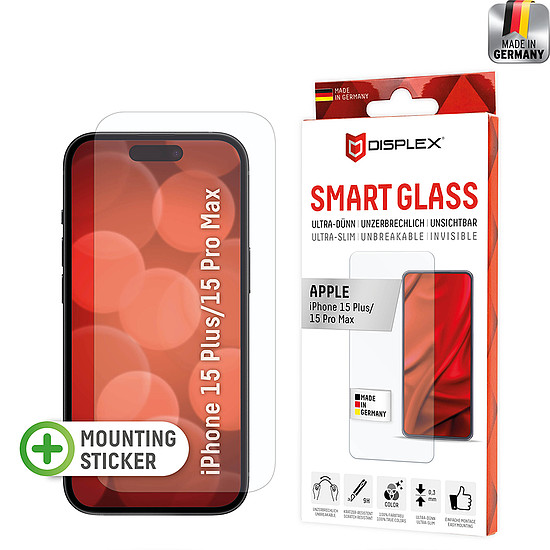 Displex - Premium Smart FlexiGlass - iPhone 15 Plus / iPhone 15 Pro Max - Átlátszó (KF2324254)