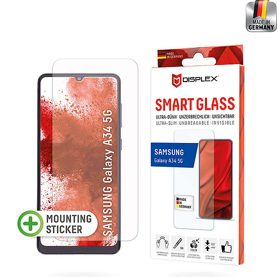 Displex - Premium Smart FlexiGlass - Samsung Galaxy A34 5G - Átlátszó