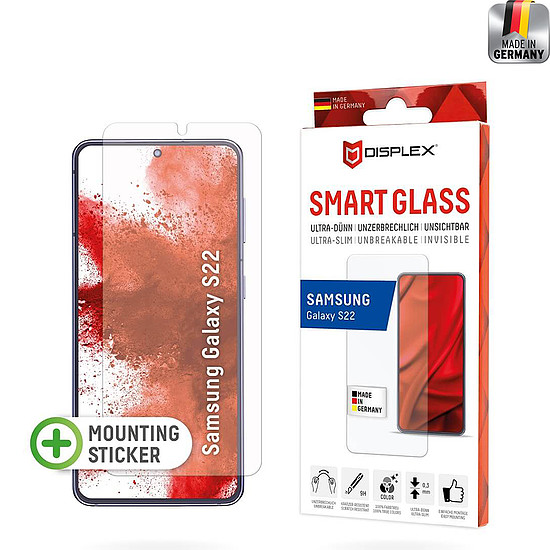 Displex - Premium Smart FlexiGlass - Samsung Galaxy S22 5G - Átlátszó (KF2324218)