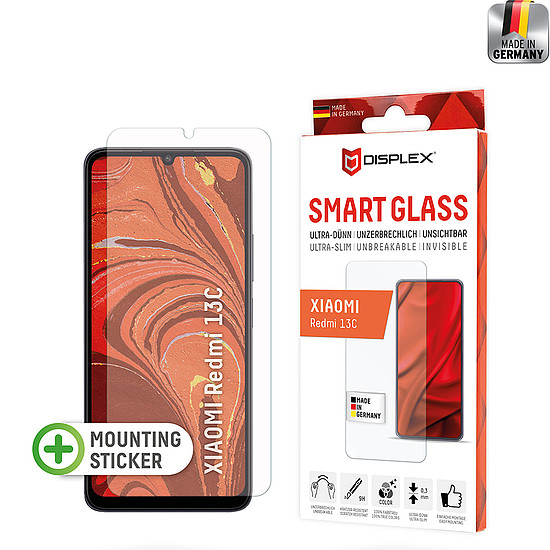 Displex - Premium Smart FlexiGlass - Xiaomi Redmi 13C 4G / 13C 5G / Poco M6 / C65 - Átlátszó (KF2324258)