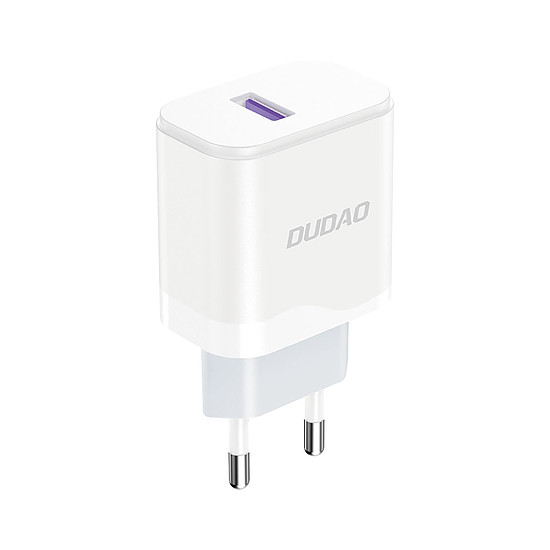 Dudao A20EU USB-A 18W hálózati töltő - fehér