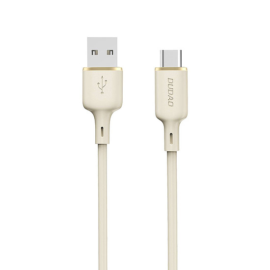 Dudao L7SC USB-A - USB-C kábel 5A 1m - bézs