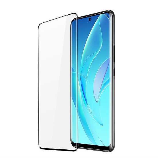 Dux Ducis Curved Glass Edzett üveg Honor 60 Pro-hoz fekete kerettel