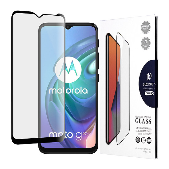 Dux Ducis - Edzett üveg - Motorola Moto G10 / Moto G20 / Moto G30 / Moto E7 Plus / Moto G9 Play - Fekete (KF232261)