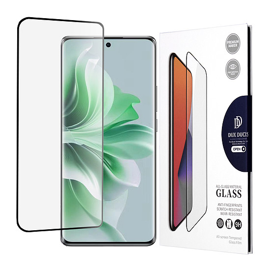 Dux Ducis - Edzett üveg - Oppo Reno11 / Reno11 Pro - Fekete