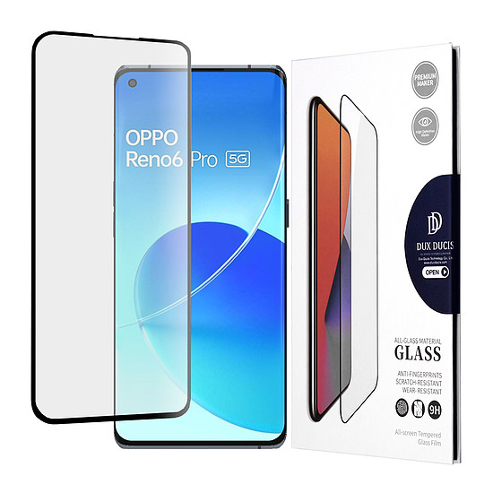 Dux Ducis - Edzett üveg - Oppo Reno6 Pro 5G (Snapdragon) - Fekete (KF238382)