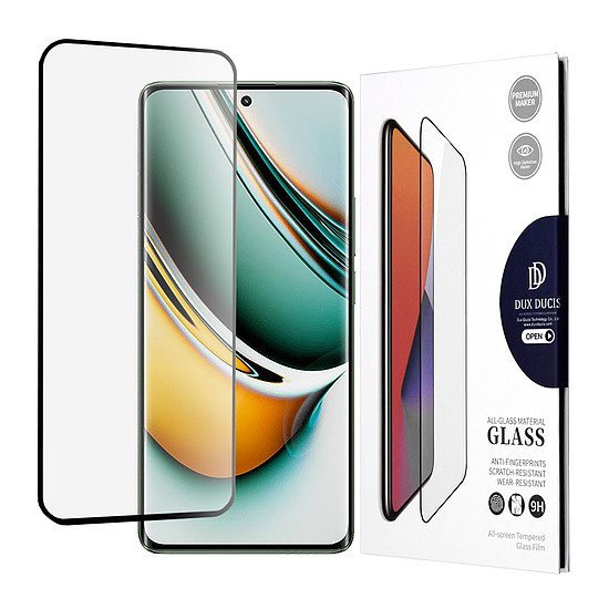 Dux Ducis - Edzett üveg - Realme 11 Pro / 11 Pro+ - Fekete (KF2313710)