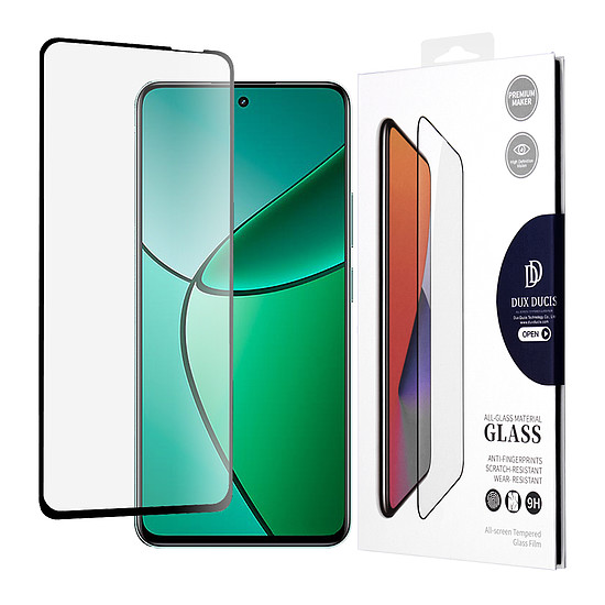 Dux Ducis - Edzett üveg - Realme 12 4G / 12+ / 13 4G - Fekete