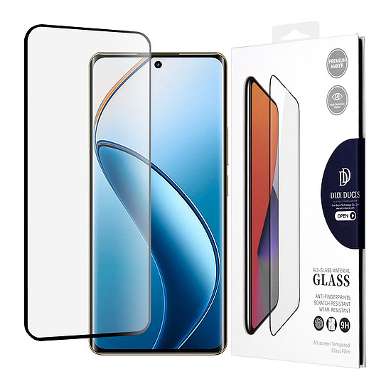 Dux Ducis - Edzett üveg - Realme 12 Pro / 12 Pro+ - Fekete