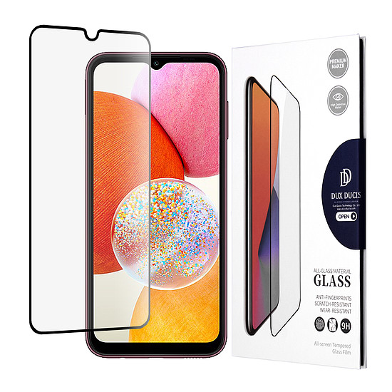 Dux Ducis - Edzett üveg - Samsung Galaxy A14 4G / 5G - Fekete (KF2312604)