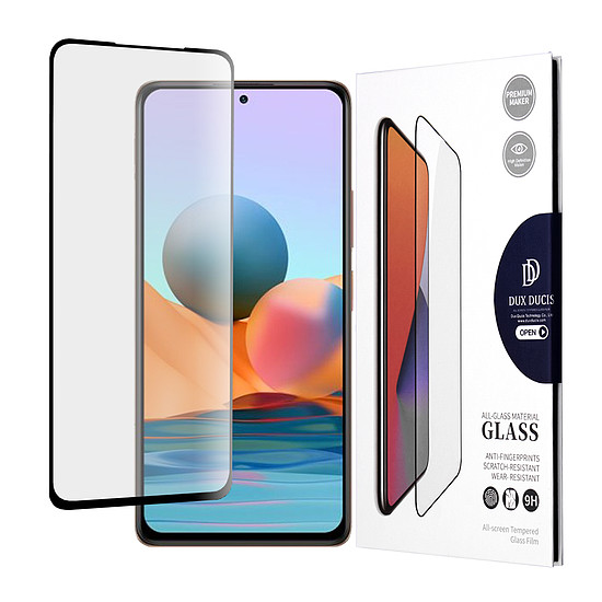 Dux Ducis - Edzett üveg - Xiaomi Redmi Note 10 Pro / Note 10 Pro Max - Fekete (KF235104)