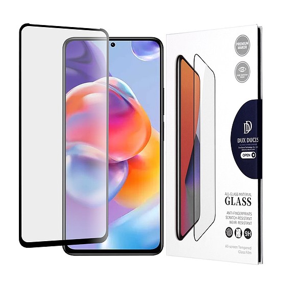 Dux Ducis - Edzett üveg - Xiaomi Redmi Note 11 Pro 4G / Note 11 Pro 5G / Note 11 Pro+ 5G / Poco X4 Pro 5G - Fekete (KF237486)