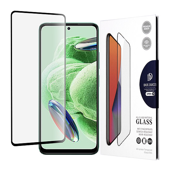 Dux Ducis - Edzett üveg - Xiaomi Redmi Note 12 5G / Note 12 4G / Poco X5 - Fekete (KF2312707)