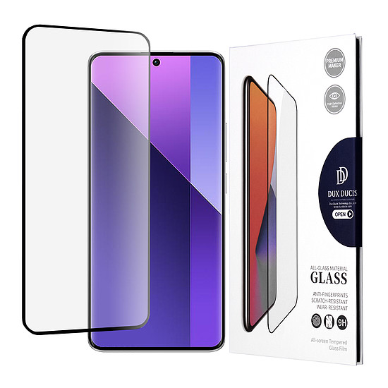 Dux Ducis - Edzett üveg - Xiaomi Redmi Note 13 Pro+ 5G - Fekete