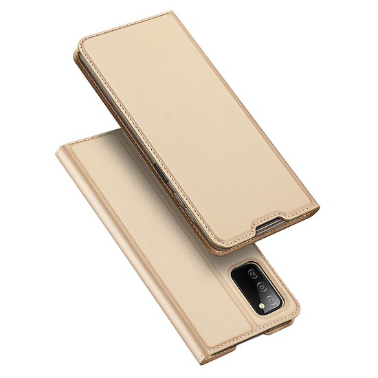 Dux Ducis Skin Pro Bookcase típusú tok Samsung Galaxy A03s arany színű