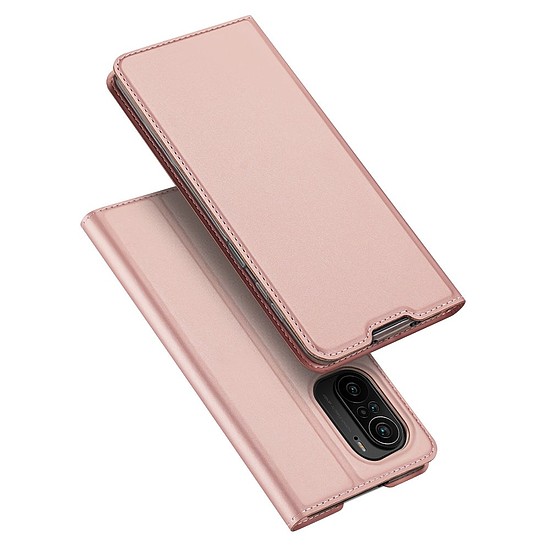 Dux Ducis Skin Pro Bookcase típusú tok Xiaomi Redmi K40 Pro+ / K40 Pro / K40 / Poco F3 rózsaszínhez