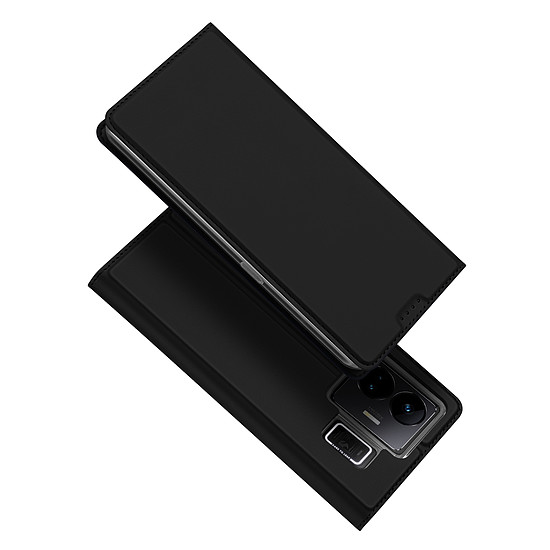 Dux Ducis Skin Pro tok Realme GT Neo 5 / Realme GT3 Flip Cover Card pénztárcatartóhoz, fekete