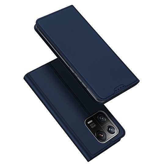 Dux Ducis Skin Pro tok Xiaomi 13 Pro borítás flip card pénztárcatartóval kék