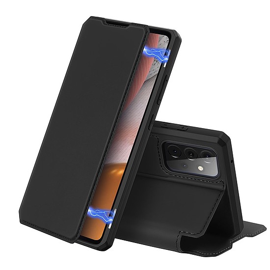 DUX DUCIS Skin X Bookcase típusú tok Samsung Galaxy A72 4G fekete