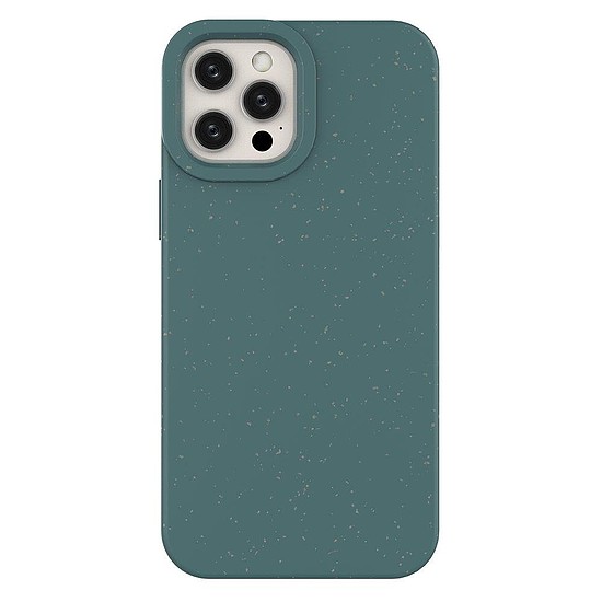 Eco Case tok iPhone 12 Pro Max telefonhoz szilikon borítós telefontok zöld