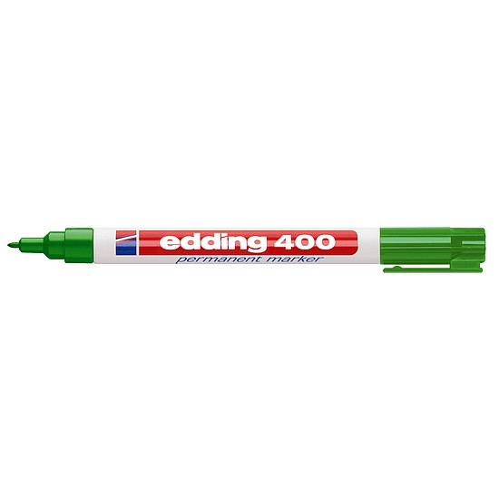 Edding 400 alkoholos rostirón zöld, kerek hegy 1mm