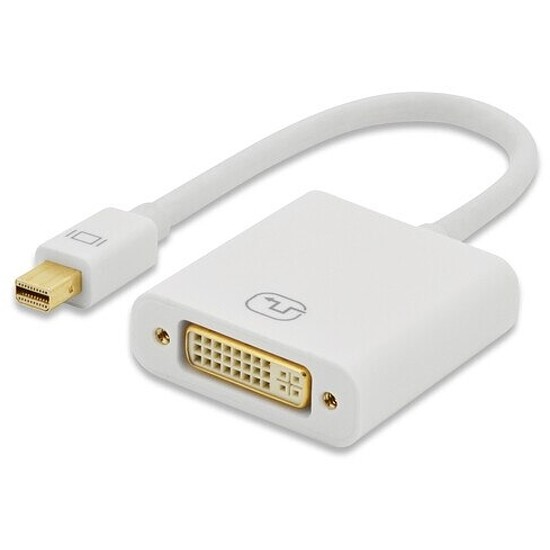 Ednet miniDisplayPort - DVI-I (Dual Link) Adapter/Converter cable 0,15m White