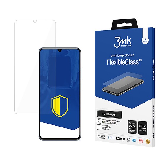 Edzett üveg 3mk FlexibleGlass Realme C63-hoz