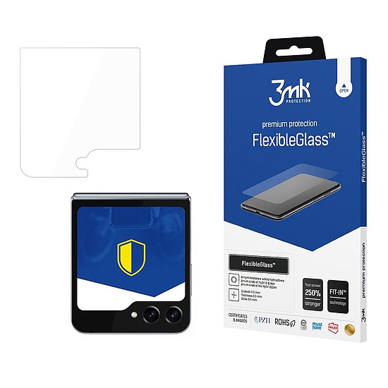 Edzett üveg 3mk FlexibleGlass Samsung Galaxy Z Flip 6 telefonhoz