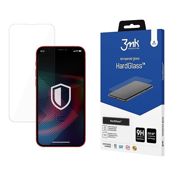 Edzett üveg iPhone 13 Pro Max 9H készülékhez a 3mk HardGlass sorozatból