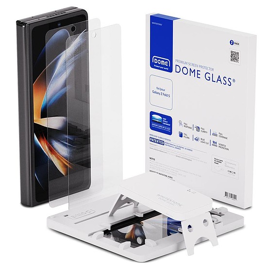 EDZETT ÜVEG Whitestone DOME ÜVEG 2 CSOMAGOS GALAXY Z Fold 5 CLEAR