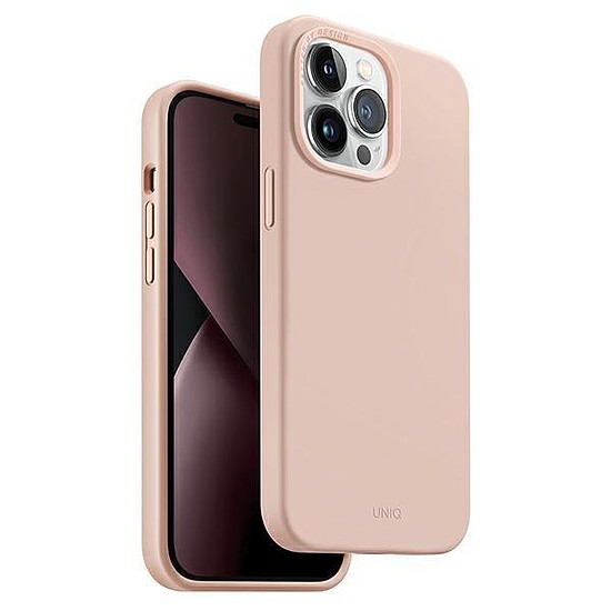 Egyedi tok Lino iPhone 14 Pro 6.1" rózsaszín/rózsaszín pirosító