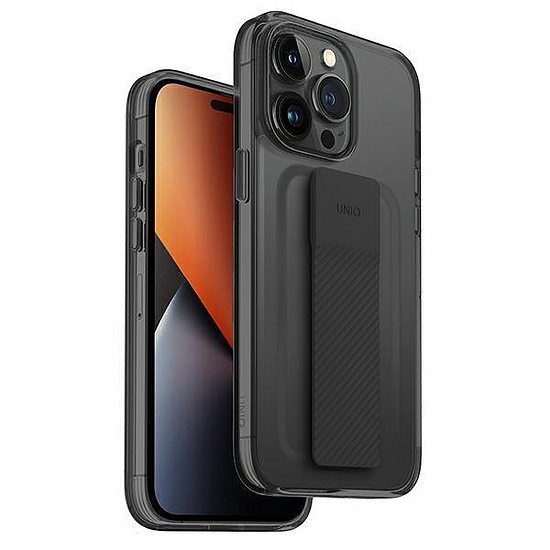 Egyedülálló Heldro Mount iPhone 14 Pro 6.1 "szürke/gőzös tok