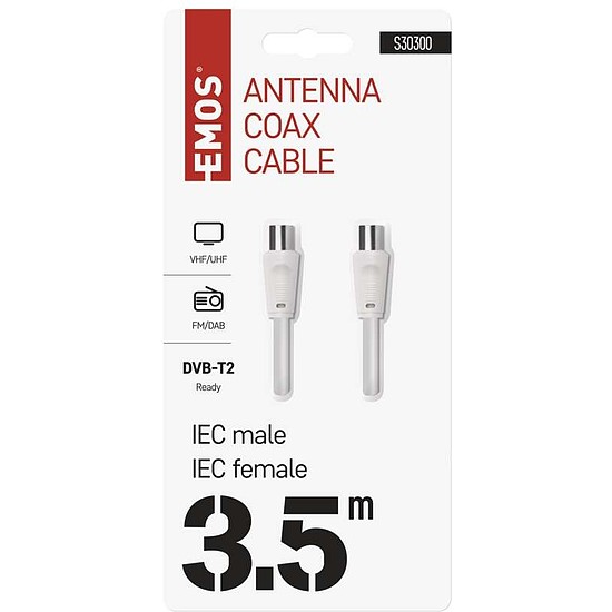 EMOS Antenna koax kábel 3,5m