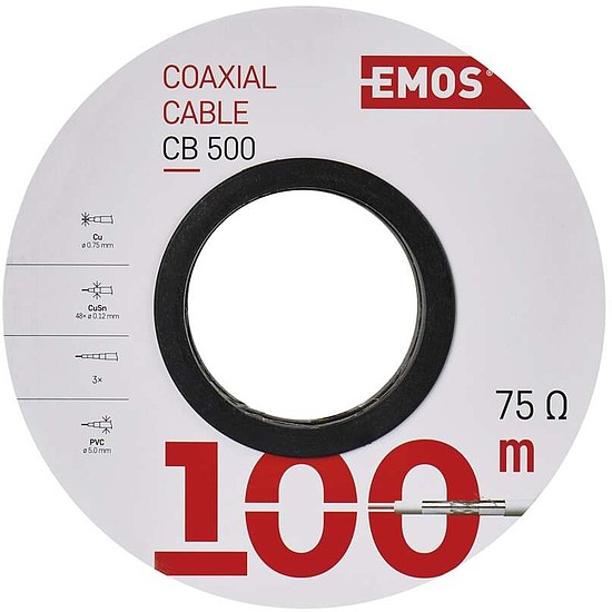 EMOS Koax kábel CB500 100m