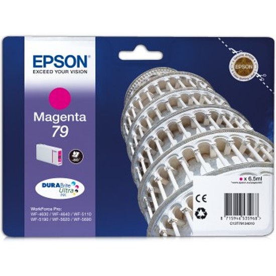 Epson DURABrite 79 T7913 Magenta tintapatron eredeti C13T79134010 Pisai ferde torony